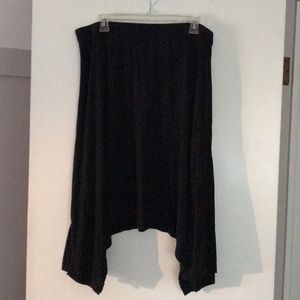 Shark bite hem skirt